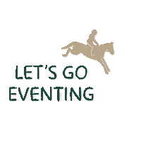 lucygroenen competition cross country xc horseriding Sticker
