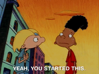 hey arnold nickelodeon GIF