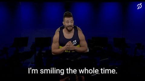 Im Smiling The Whole Time GIF by Peloton