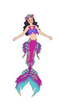 Mermaid Tail Sticker by Mermaid_Lux