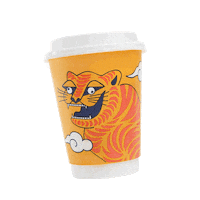 Tea Drinking Sticker by De Mello Coffee