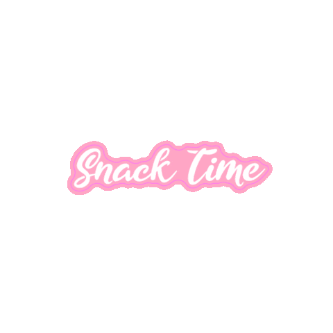beauty snack time Sticker by Sweats & The City