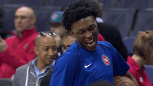 stanley johnson expression GIF by NBA