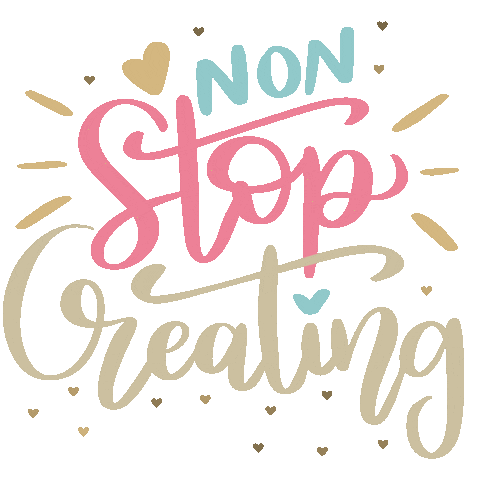 Lettering Creating Sticker