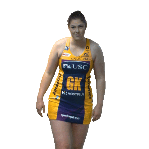 Netball Sclightning Sticker by Sunshine Coast Lightning