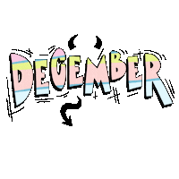 December Month Sticker by HUNKØN