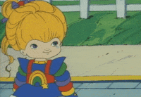 rainbow brite 80s GIF