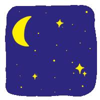 Good Night Star Sticker