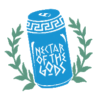 The Olympians Fire Sticker by Lazy Dog Restaurant & Bar