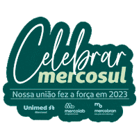 unimedmercosul celebrar 30 anos mercosul unimed mercosul Sticker