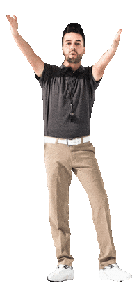 football man Sticker by John Crist Comedy