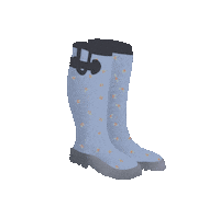 Maximeee blue rain weather girly Sticker