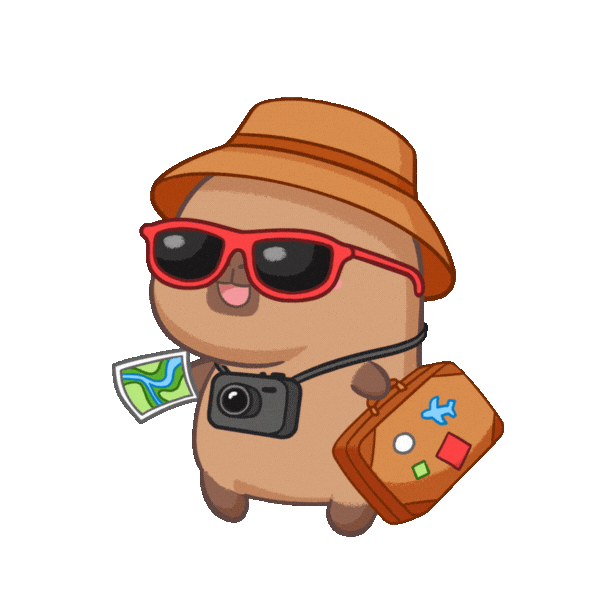 Summer Traveling Sticker