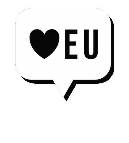 iloveeu_shop white europe eu europa Sticker