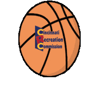 CincyRec basketball cincinnati recreation crc Sticker