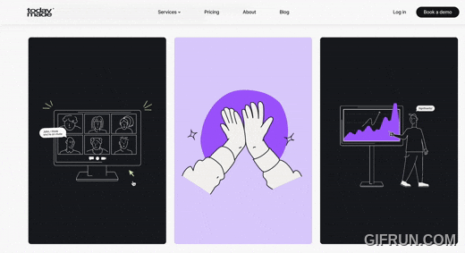Motion graphic example by TodayMade