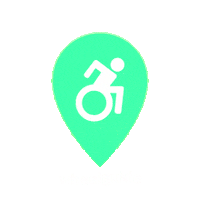 wheelchair disability Sticker by Guiaderodas