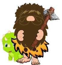 Dinosaur Gnome Sticker