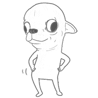Fun Dog Sticker by godgwawa