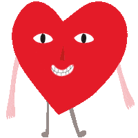Heart Love Sticker by Marieta Defelice