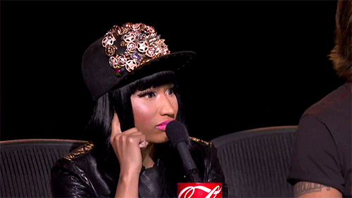 Shocked Nicki Minaj GIF
