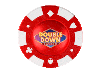 DoubleDownCasino games casino chips chip Sticker