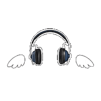 Panasonic_RUS music headphones panasonic lovemusic Sticker