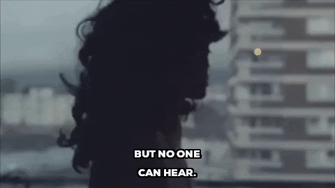 but no one can hear we found love in a hopeless place GIF by Rihanna