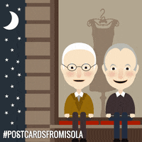 postcardsfromisola old goodday postcardsfromisola googdnight GIF