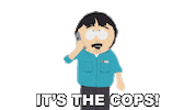 Randy Marsh Cops Sticker by South Park