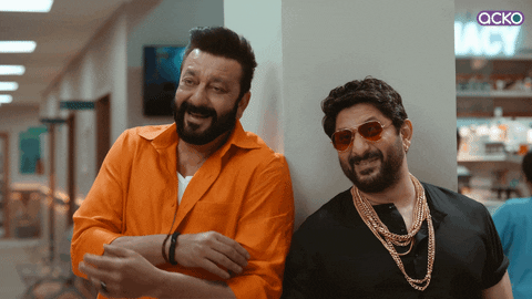 Sanjay Dutt Laughing GIF by ACKO India