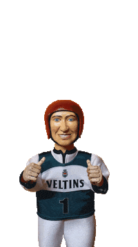 Brauerei_Veltins winter ski thumbsup thumbs Sticker