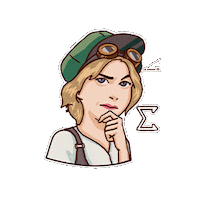 Confused Seekers Notes Sticker by MYTONA