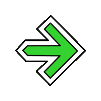 Cancer Research Arrow Sticker by caracaraNYC