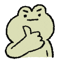 Frog Thumbs Up Sticker