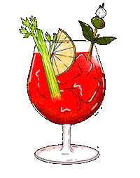 Bloody Mary Breakfast Sticker