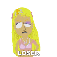 You Are A Loser Sticker by South Park