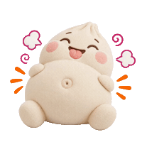 maskoai reaction food eating full Sticker