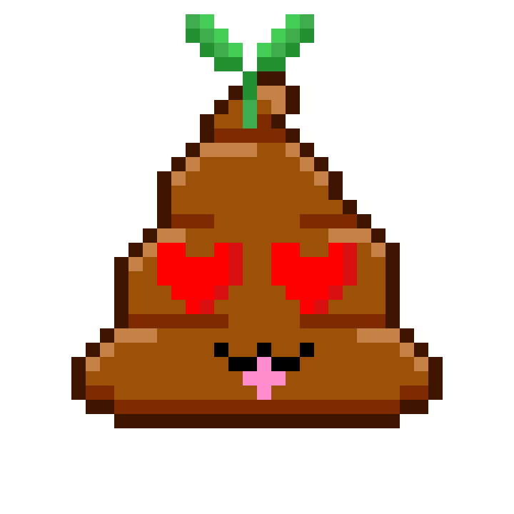 Art Shitting Sticker by Poopies.io