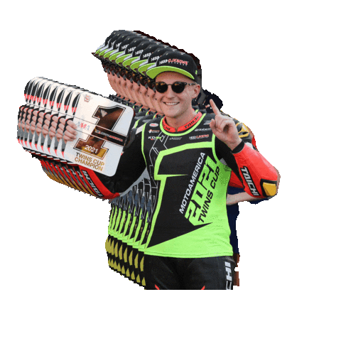 1833cjknows giphygifmaker moto carrera motociclista Sticker