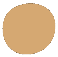 Maddisonshaedesign yellow circle blob spot Sticker