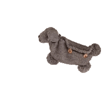 Stuffed Dog Sticker by P H I L O M E N A