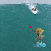 Surf Surfing GIF by Youtooz