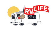 Camper Caravan Sticker by RV LIFE Pro