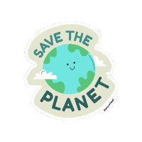 Earth Planet Sticker by Anywheel