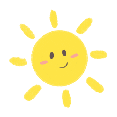 shofiawahidah giphyupload happy hello sun Sticker