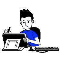 Art Animation Sticker