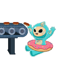 June 6 Donut Sticker by Masters of Mayhem