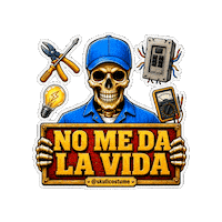 Halloween Skull Sticker