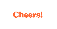 Cheers Celebrating Sticker by Cocktail Courier